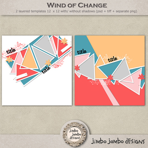 Wind of change templates by Jimbo Jambo Designs