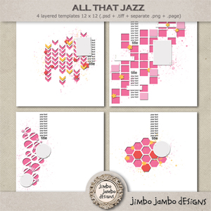 All that jazz templates by Jimbo Jambo Designs