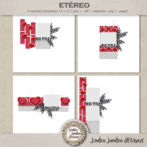Etereo templates by Jimbo Jambo Designs