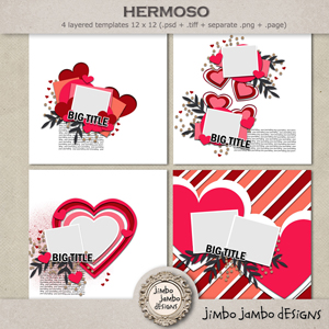 Hermoso templates by Jimbo Jambo Designs