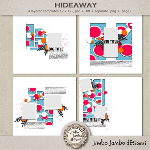 Hideaway templates by Jimbo Jambo Designs