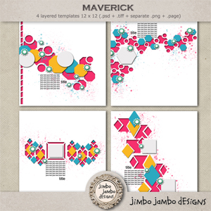 Maverick templates by Jimbo Jambo Designs