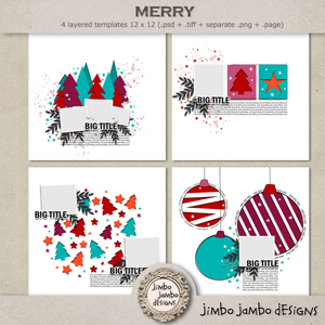 Merry templates by Jimbo Jambo Designs