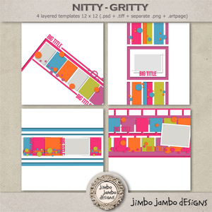 Nitty - gritty templates by Jimbo Jambo Designs