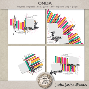 Onda templates by Jimbo Jambo Designs