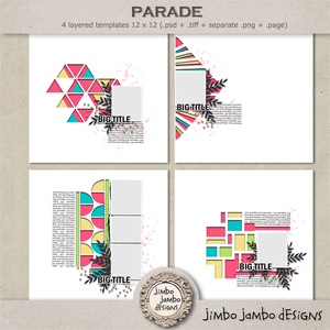 Parade templates by Jimbo Jambo Designs