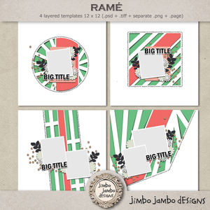 Rame templates by Jimbo Jambo Designs