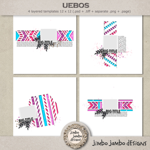 Uebos templates by Jimbo Jambo Designs