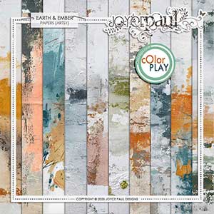 Earth & Ember | Papers [Artsy] by Joyce Paul Designs