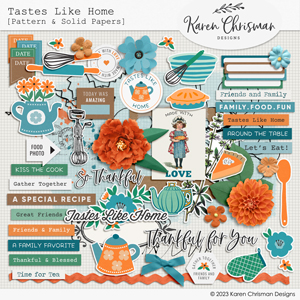 Tastes Like Home Elements by Karen Chrisman