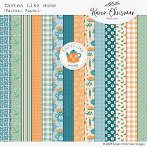 Tastes Like Home Pattern Papers by Karen Chrisman