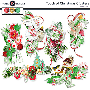 Touch of Christmas Clusters by Karen Schulz and Linda Cumberland 