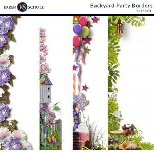 Backyard Party Borders