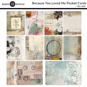 Because You Loved Me Pocket Cards