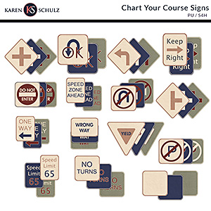Chart Your Course Signs
