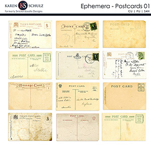 Ephemera Postcards 01