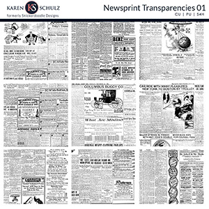 Newsprint Transparencies 01