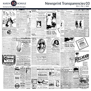 Newsprint Transparencies 03