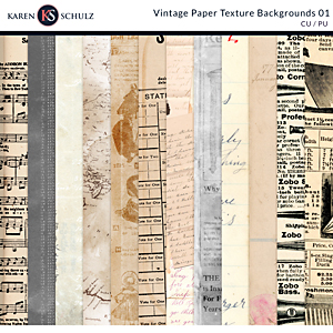 Vintage Paper Texture Backgrounds 01  