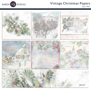 Vintage Christmas Papers 