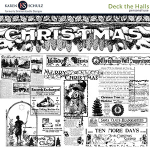 Deck the Halls Stamps