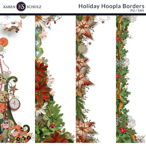 Holiday Hoopla Borders