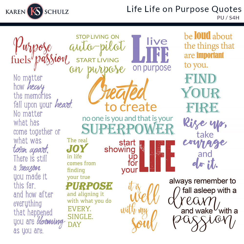 Live Life on Purpose Quotes