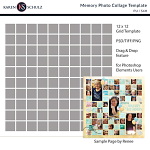 Memory Photo Collage Template