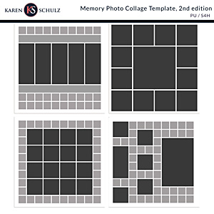 Memory Photo Collage Templates 2nd Edition