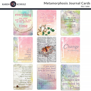 Metamorphosis Journal Cards