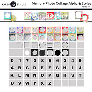 Memory Photo Collage Alpha and Styles