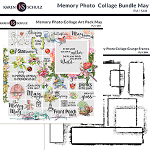 Memory Photo Collage Bundle May