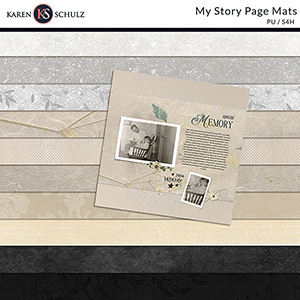 My Story Page Mats