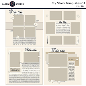 My Story Templates 01 