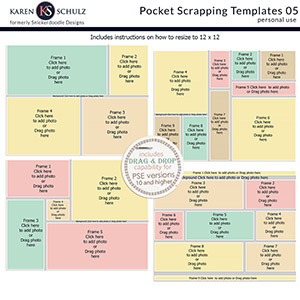Pocket Scrapping Templates 05