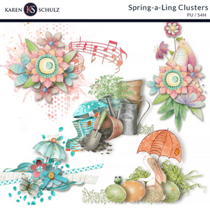 Spring-a-Ling Clusters