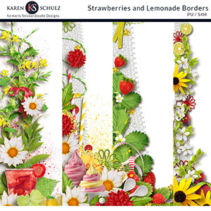 Strawberry Lemonade Borders