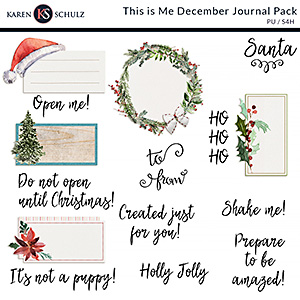 This is Me December Journal Pack