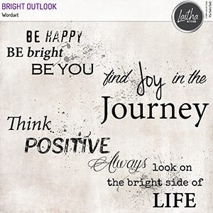 Bright Outlook - Wordart