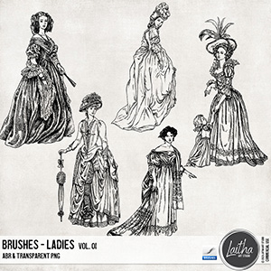 Ladies Brushes & Stamps Vol. 01