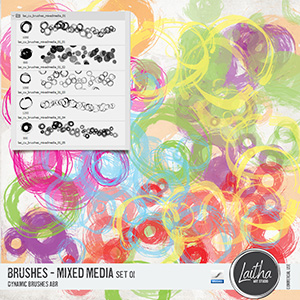 Mixed Media Brushes Vol. 01