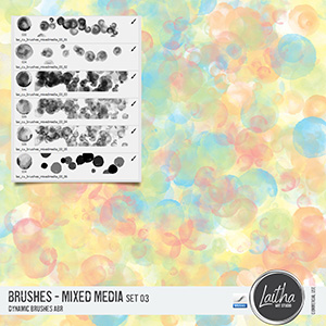 Mixed Media Brushes Vol. 03