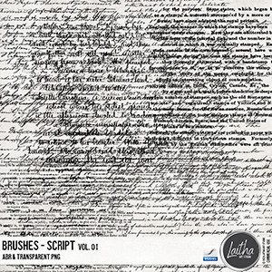 Script Brushes & Stamps Vol. 01