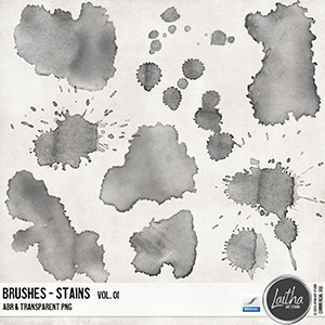 Stains Brushes & Stamps Vol. 01