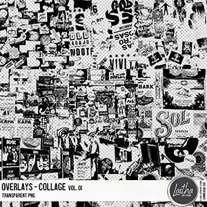 Collage Overlays Vol. 01