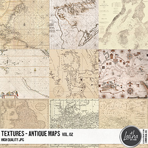 Antique Maps Textures Vol. 02