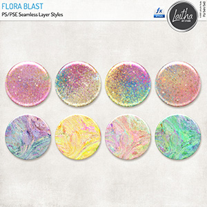 Flora Blast - Layer Styles