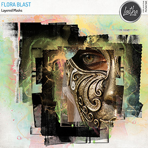Flora Blast - Layered Photo Masks