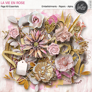 La Vie En Rose - Page Kit Essentials