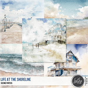 Life At The Shoreline - Scenic Papers